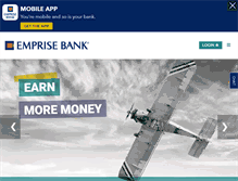 Tablet Screenshot of emprisebank.com